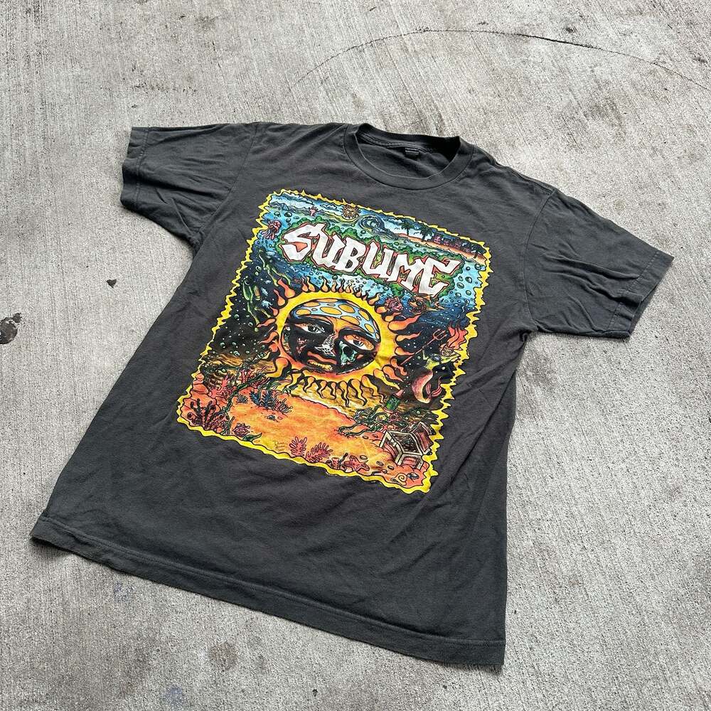 Sublime Psychedelic Sun Graphic T-Shirt
